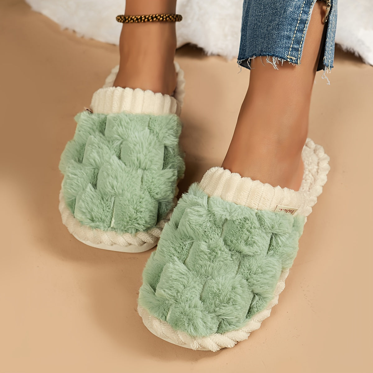 Luxe trendy pantoffels