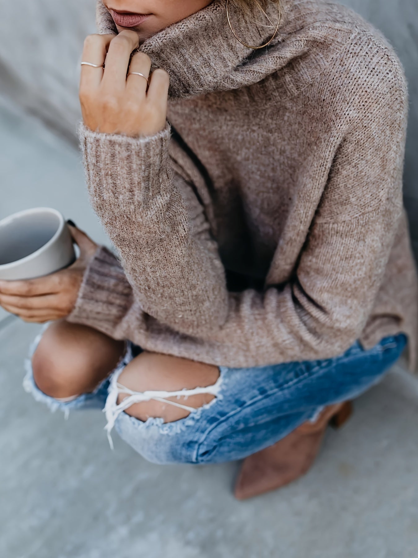 Edith's Winter Glow sweater