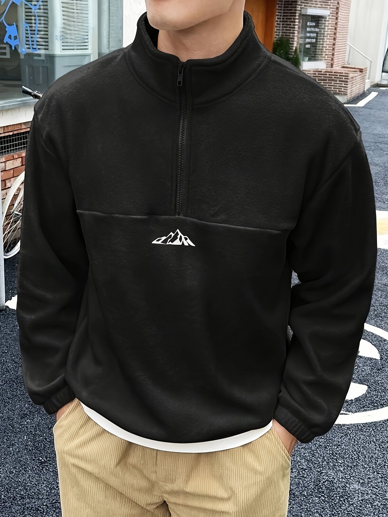 Mike's fleece trui