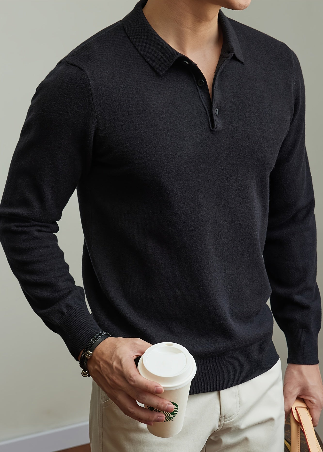 Long sleeve polo