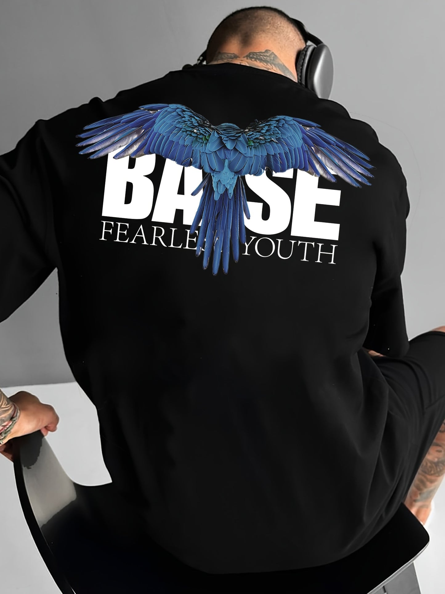 T-shirt backprint wings