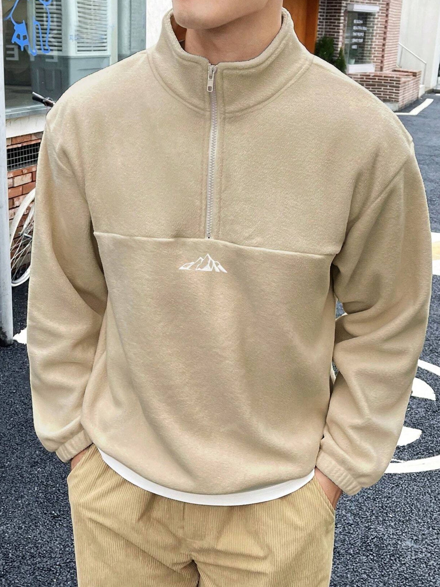 Mike's fleece trui