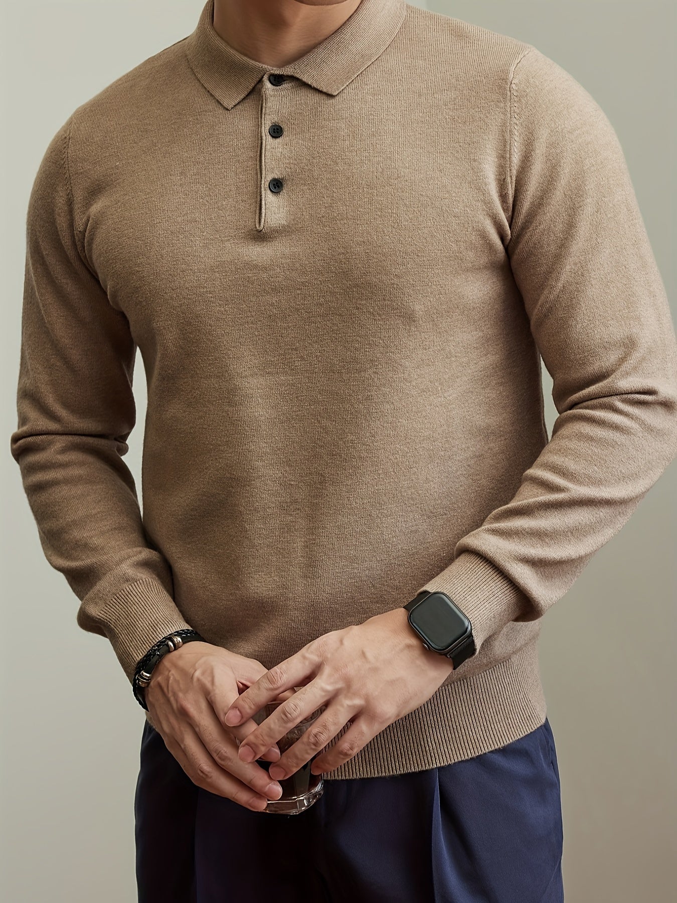 Long sleeve polo