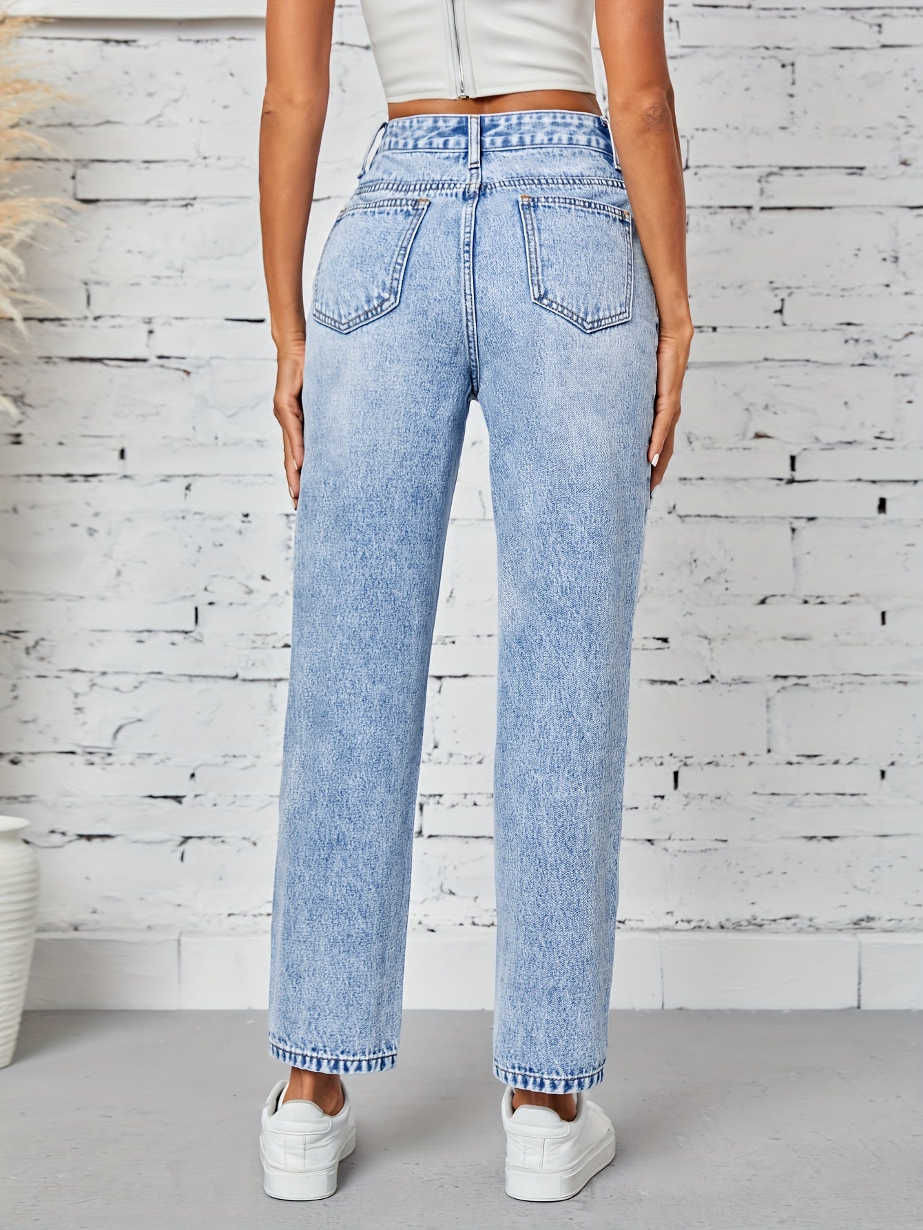 Trendy vrouwen jeans