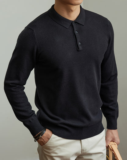 Long sleeve polo