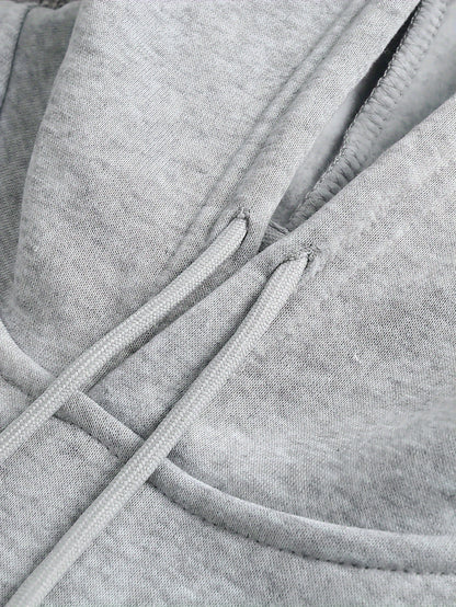 Casual backprint hoodie