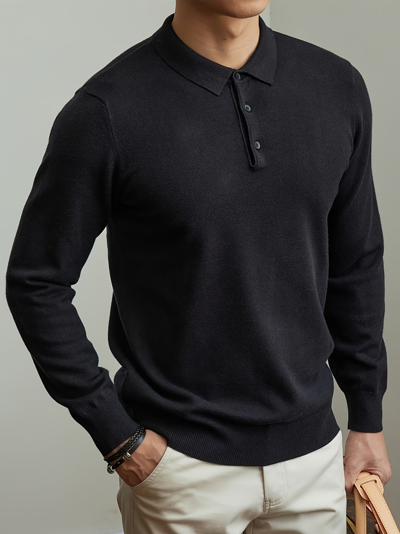 Long sleeve polo