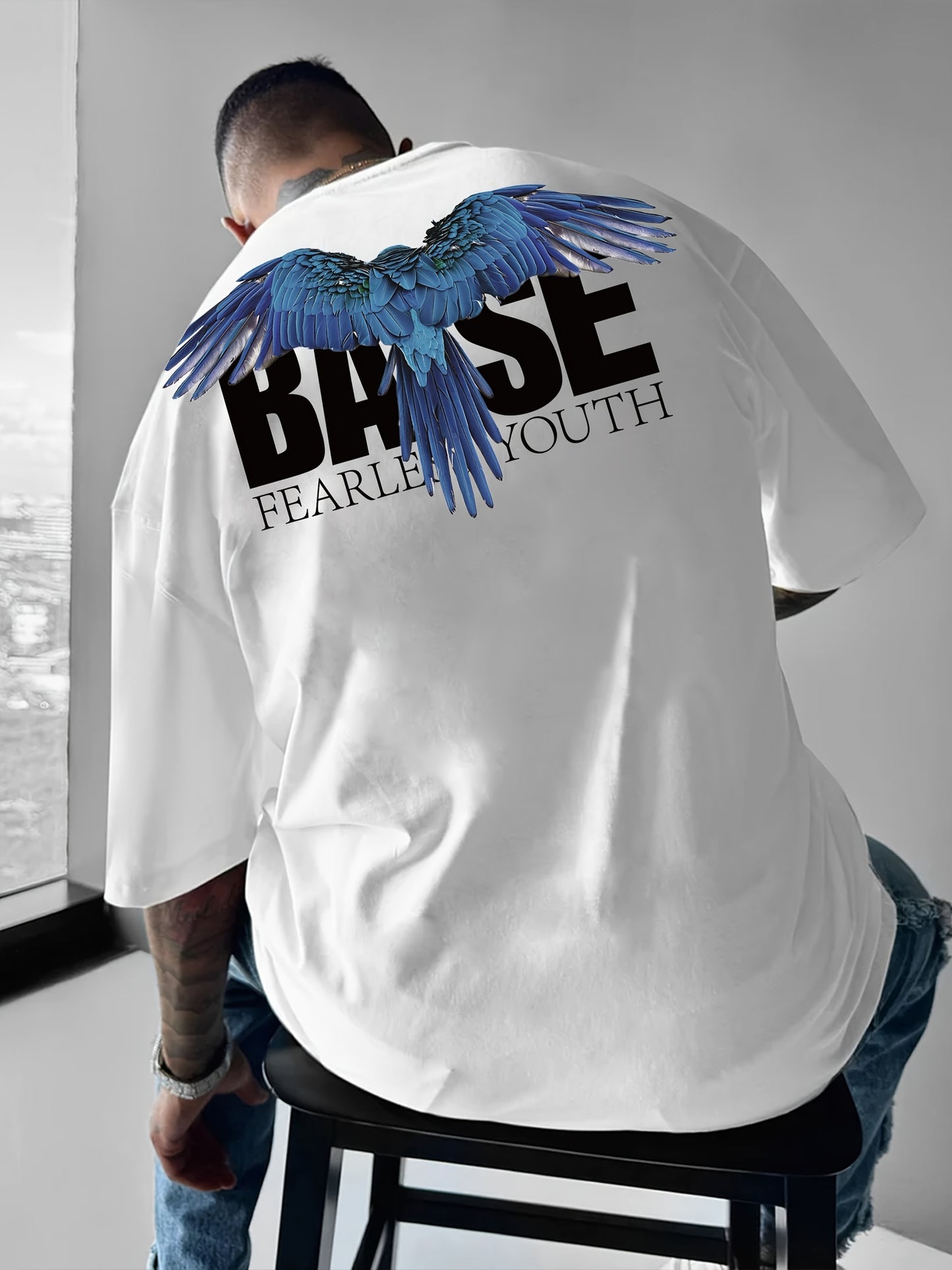 T-shirt backprint wings