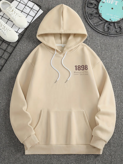 Casual backprint hoodie