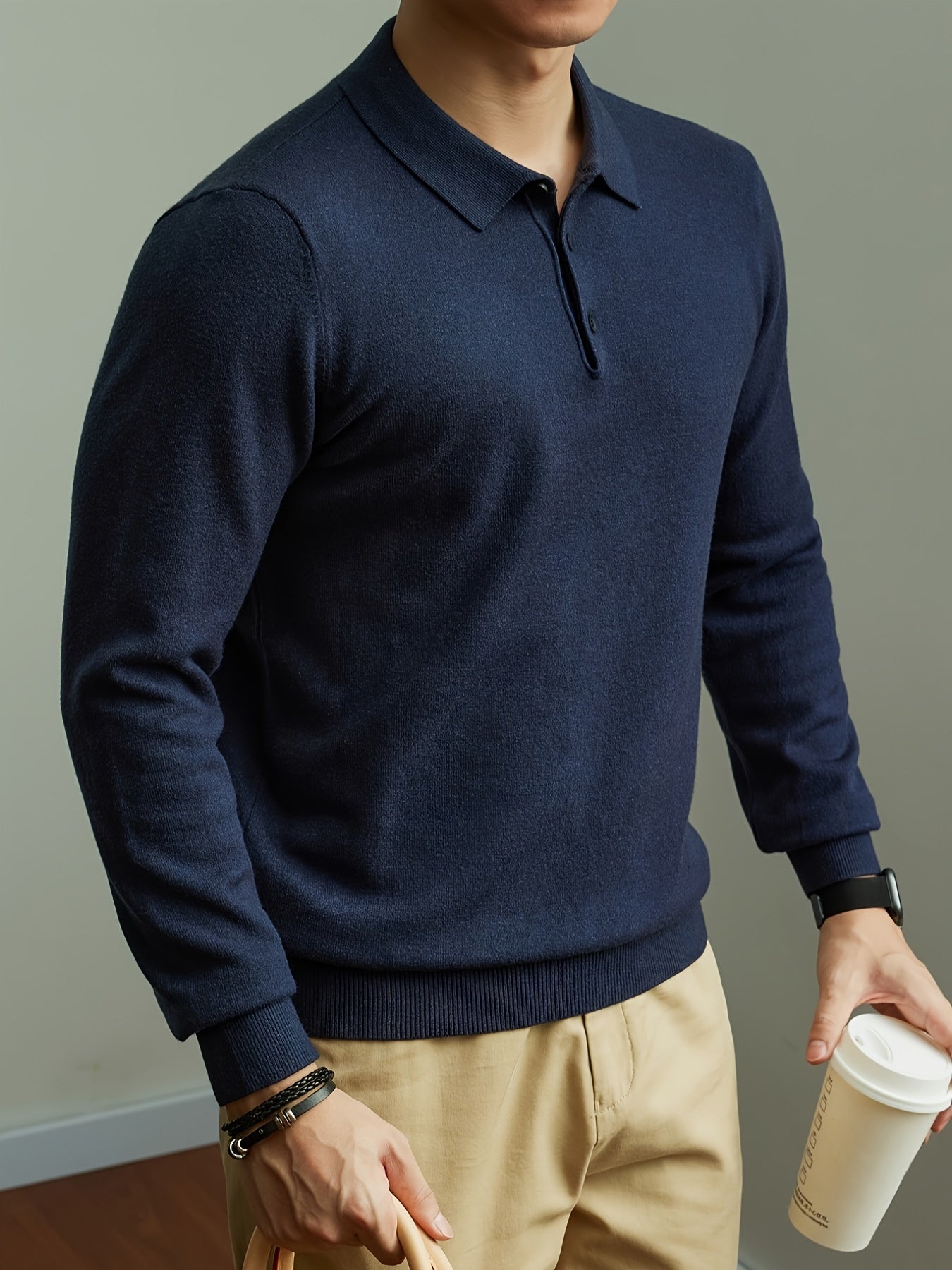 Long sleeve polo